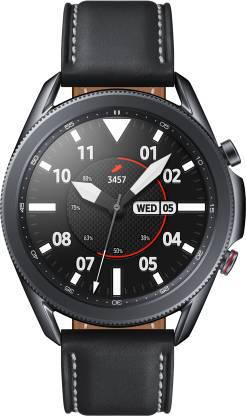 SAMSUNG Galaxy Watch 3 45 mm LTE Smartwatch(Black Strap, Regular)