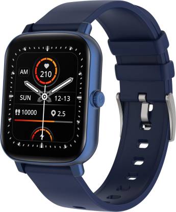 Noise Icon Buzz BT Calling with 1.69" display , AI Voice Assistance, Built-In Games Smartwatch(Blue Strap, Regular)