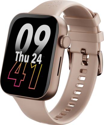 Cultsport Burn 1.78" AMOLED, 368*448 res, BT Calling, Crown Control, Voice Assistant, AOD Smartwatch  (Rose Gold Strap, Free Size)