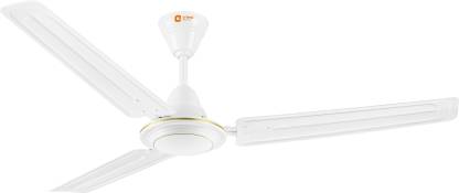 Orient Electric Ujala Air BEE Star Rated 1 Star 1200 mm 3 Blade Ceiling Fan  (White, Pack of 1)