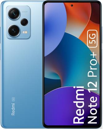 REDMI Note 12 Pro+ 5G (Iceberg Blue, 256 GB) (12 GB RAM)