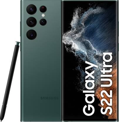 SAMSUNG Galaxy S22 Ultra 5G (Green, 256 GB)(12 GB RAM)