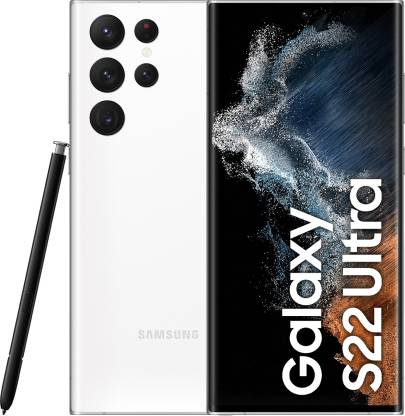 SAMSUNG Galaxy S22 Ultra 5G (Phantom White, 256 GB)(12 GB RAM)