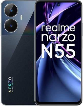 realme Narzo N55 (Prime Black, 128 GB) (6 GB RAM)