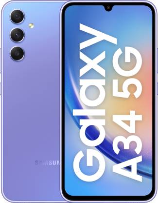 SAMSUNG Galaxy A34 5G (Awesome Violet, 256 GB) (8 GB RAM)