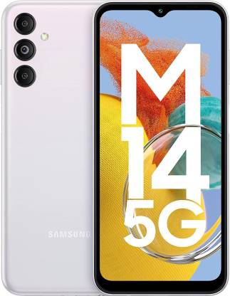 SAMSUNG Galaxy M14 5G (Icy Silver, 128 GB)  (6 GB RAM)