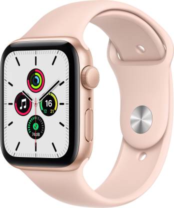 APPLE Apple Watch SE  (Pink Strap, Regular)