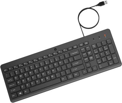 HP 150 Wired Wired USB Desktop Keyboard  (Black)