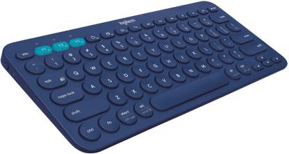 Logitech K380 / Easy-Switch for Upto 3 Devices, Slim Bluetooth Tablet Keyboard (Blue) Logitech K380 / Easy-Switch for Upto 3 Devices, Slim Bluetooth Tablet Keyboard (Blue)