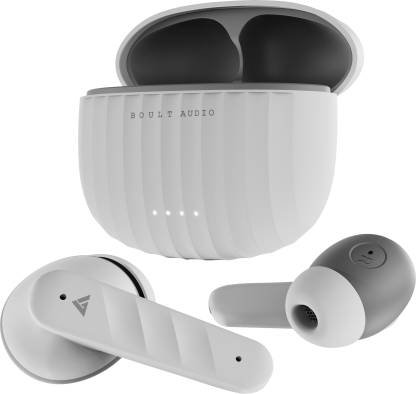 Boult Audio X45 with Quad Mic ENC, 40H Playtime, 45ms Ultra Low Latency, Made In India, 5.3 Bluetooth Headset  (Grey, True Wireless)