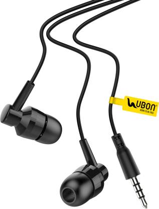 Ubon GP-321 Champ Earphone Wired Headset (Black, In the Ear) Ubon GP-321 Champ Earphone Wired Headset (Black, In the Ear)