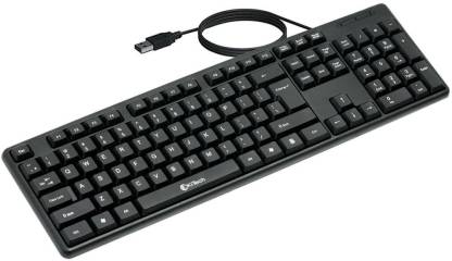 KITECH KB-011 Wired USB Multi-device Keyboard  (Black)
