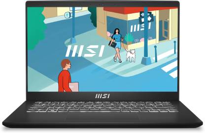 MSI Core i7 13th Gen 1355U - (16 GB/512 GB SSD/Windows 11 Home) Modern 14 C13M-435IN Thin and Light Laptop  (14 Inch, Classic Black, 1.4 Kg)