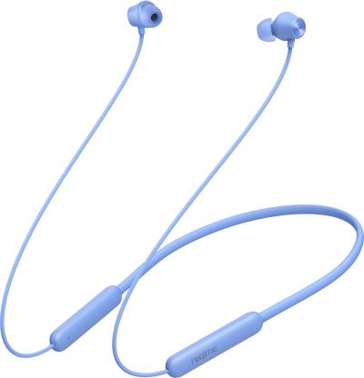 realme Buds Wireless 2 Neo with Type-C Fast Charge & Bass Boost+ Bluetooth Headset  (Blue, In the Ear)