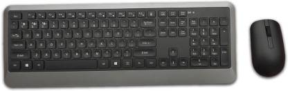 HP 1F0C8PA Bluetooth Full-size Keyboard and Optical Mouse Combo with Spill Resistant Design Bluetooth Multi-device Keyboard  (Black, Grey)