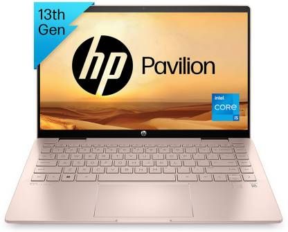 HP Pavilion x360 (2023) Intel Core i5 13th Gen 1335U - (16 GB/1 TB SSD/Windows 11 Home) 14-ek1009TU Thin and Light Laptop  (14 Inch, Pale Rose Gold, 1.41 Kg, With MS Office)