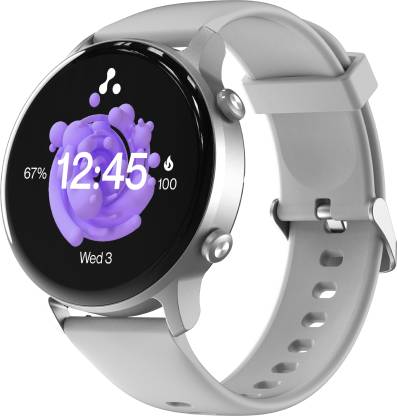 Ambrane Wise-roam 1.28" Full HD display,bluetooth calling and complete health tracking Smartwatch  (Grey Strap, Regular)