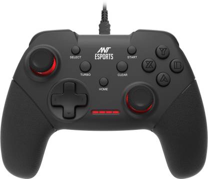 Ant Esports GP 100 Gaming Wired Gamepad Controller Joysticks for PC ( Windows XP/7/8/8.1/10 ) / PS3 / Andriod/Steam USB Gamepad  (Black, For Android)
