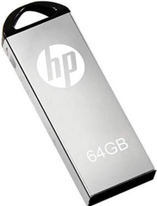 HP Pen Drive 64 GB Pen Drive  (Silver)