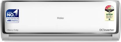 Haier Heavy Duty 2023 Model 2 Ton 3 Star Split Inverter Frost Self Clean, Triple Inverter Plus Technology, Cooling at Extreme Temperature, Hyper PCB AC - White  (HS24E-TXS3BE-INV/HU24-3BE-INV, Copper Condenser)