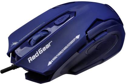 DRAGON WAR ELE-G11 Wired Laser Gaming Mouse  (USB, Dark Blue)