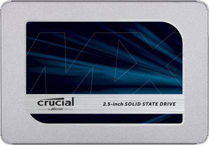 Crucial MX500 500 GB Laptop, Desktop Internal Solid State Drive (SSD) (CT1000MX500SSD1)  (Interface: SATA, Form Factor: 2.5 Inch)