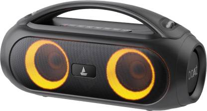 boAt Partypal 53 Portable Speaker with RGB LEDs and Mic for Calls 30 W Bluetooth Party Speaker  (Midnight Black, Stereo Channel)