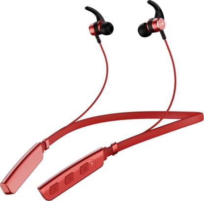 boAt Rockerz 235v2/238 with ASAP Charge and upto 8 Hours Playback Bluetooth Headset  (Red, In the Ear)