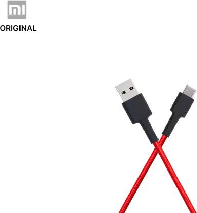 Mi USB Type C Cable 3 A 100 cm 25957  (Compatible with Mobile, Red, One Cable)