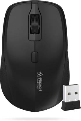 Flipkart SmartBuy M31X Wireless Optical Mouse  (2.4GHz Wireless, Bluetooth, Black)