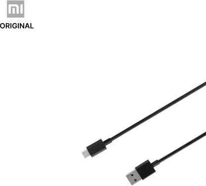 Mi USB Type C Cable 3 A 1 m 28356,USBC100T  (Compatible with Mobile, Black, One Cable)