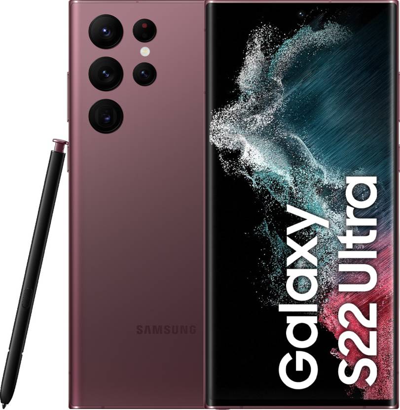 SAMSUNG Galaxy S22 Ultra 5G (Burgundy, 256 GB)  (12 GB RAM)