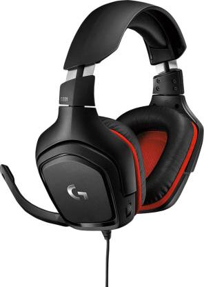Logitech G331-Leatherette-Analog-N/A-AU Wired Gaming Headset(Black, On the Ear)