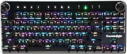 Cosmic Byte CB-GK-14 Sirius Bluetooth, Wired USB Gaming Keyboard  (Black)