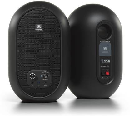 JBL Professional 104 Compact Desktop Reference 60 W Bluetooth Studio Monitor  (Black, Stereo Channel)