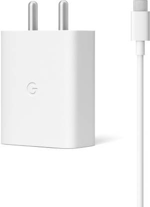 Google 30W - 5A ,USB-C,Power Adaptor combo for Google devices (Type C to C Cable included) (White, Cable Included)