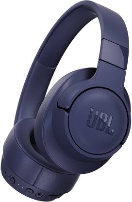 JBL Tune 760NC Active Noise Cancelling, 50 Hr Playtime, Fast Pair & Multi Connect Bluetooth Headset  (Blue, On the Ear)