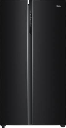 Haier 630 L Frost Free Single Door Convertible Refrigerator  (Black glass, HRS-682KG)