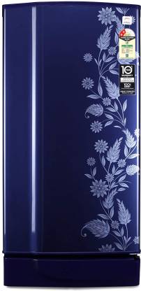 Godrej 180 L Direct Cool Single Door 2 Star Refrigerator  (Dermin Blue, RD EDGE 205B WRF DR BL)