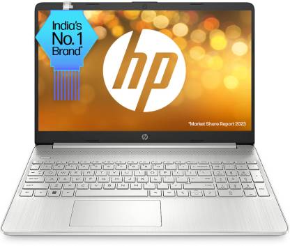 HP Ryzen 5 Hexa Core 5500U - (16 GB/512 GB SSD/Windows 11 Home) 15s- eq2182AU Thin and Light Laptop  (15.6 Inch, Natural Silver, 1.69 Kg, With MS Office)
