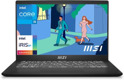 MSI Modern 14 Core i5 11th Gen 1155G7 - (8 GB/512 GB SSD/Windows 11 Home) Modern 14 C11M-030IN Thin and Light Laptop