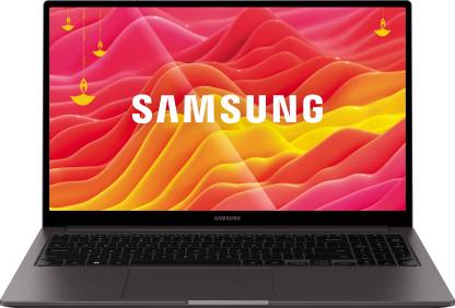 SAMSUNG Galaxy Book 2 Core i7 12th Gen 1255U - (16 GB/512 GB SSD/Windows 11 Home) NP550 Thin and Light Laptop  (15.6 Inch, Graphite, 1.80 Kg, With MS Office)