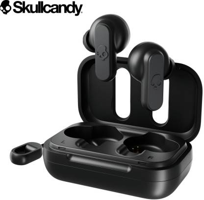 Skullcandy Dime Truly wireless in Ear Earbuds with microphone Bluetooth Headset  (Black, In the Ear)