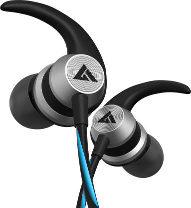 Boult Audio X1-Wired with Dual Dynamic Drivers, BoomX Rich Bass, In-line Control, IPX5 Wired Headset  (Blue Black, In the Ear)