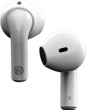 Noise Air Buds Mini with 15 Hours Playtime, Tru Bass Technology, and HyperSync Bluetooth Headset  (Pearl White, True Wireless)
