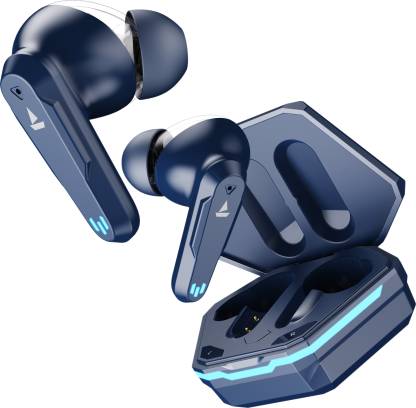 boAt Airdopes 191G with 6mm Dual Drivers, Quad Mics ENx Tech & Beast Mode for Gaming Bluetooth Headset  (Sport Blue, True Wireless)
