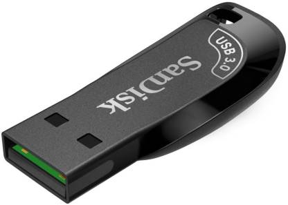 SanDisk Ultra Shift™ USB 3.0 128 GB Pen Drive  (Black)#JustHere