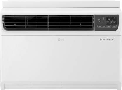 LG Convertible 4-in-1 Cooling 1.5 Ton 3 Star Window Dual Inverter HD Filter, Clean Filter Indicator AC - White  (PW-Q18WUXA, Copper Condenser)
