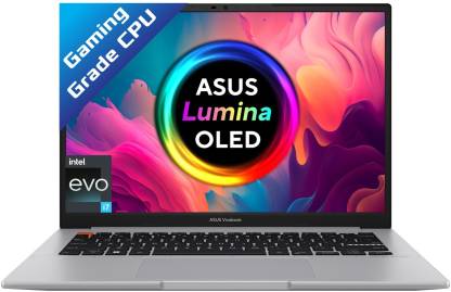 ASUS Vivobook S14 OLED Intel EVO H-Series Core i7 12th Gen 12700H - (16 GB/512 GB SSD/Windows 11 Home) S3402ZA-KM701WS Thin and Light Laptop  (14 Inch, Neutral Grey, 1.50 Kg, With MS Office)