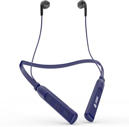 Aroma NB119D Dream 60 Hours Playing Time Fast Charging Bluetooth Neckband Earphone Bluetooth Headset  (Blue, In the Ear)